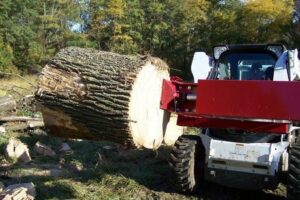 30-Ton Skid Steer Log Splitter – Tire-to-Tire Inverted Design (Model 3030) for Heavy-Duty Wood Splitting